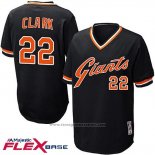 Maglia Baseball Uomo San Francisco Giants Will Clark Autentico Collection Flex Base Nero