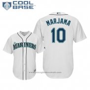 Maglia Baseball Uomo Seattle Mariners Mike Marjama Cool Base Home Bianco