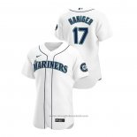 Maglia Baseball Uomo Seattle Mariners Mitch Haniger Autentico 2020 Primera Bianco