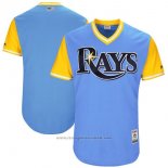 Maglia Baseball Uomo Tampa Bay Rays Players Weekend 2017 Personalizzate Blu