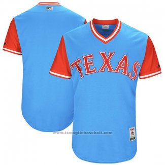 Maglia Baseball Uomo Texas Rangers 2017 Little League World Series Blu