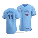 Maglia Baseball Uomo Toronto Blue Jays Bo Bichette Autentico Alternato Blu2
