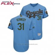 Maglia Baseball Uomo Toronto Blue Jays Ian Kennedy 2018 Memorial Day Flex Base Blu