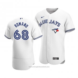 Maglia Baseball Uomo Toronto Blue Jays Jordan Romano Autentico Primera Bianco