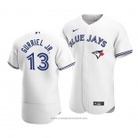 Maglia Baseball Uomo Toronto Blue Jays Lourdes Gurriel Jr. Alternato Autentico Blu