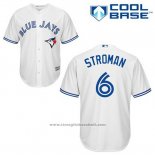 Maglia Baseball Uomo Toronto Blue Jays Marcus Stroman 6 Bianco Home Cool Base