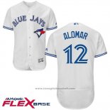 Maglia Baseball Uomo Toronto Blue Jays Roberto Alomar Bianco Flex Base