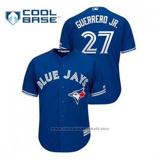 Maglia Baseball Uomo Toronto Blue Jays Vladimir Guerrero Jr. Cool Base Alternato Blu