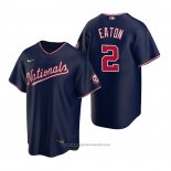 Maglia Baseball Uomo Washington Nationals Adam Eaton Replica Alternato Blu