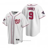 Maglia Baseball Uomo Washington Nationals Eric Thames Replica Bianco