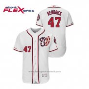 Maglia Baseball Uomo Washington Nationals Howie Kendrick Autentico Flex Base Bianco