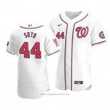 Maglia Baseball Uomo Washington Nationals Juan Soto Home Run Derby 2021 All Star Bianco