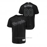 Maglia Baseball Uomo Washington Nationals Personalizzate 2019 Players Weekend Autentico Nero