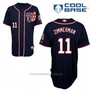 Maglia Baseball Uomo Washington Nationals Ryan Zimmerman 11 Blu Alternato Cool Base