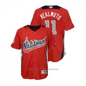 Maglia Baseball Bambino All Star J.t. Realmuto 2018 Home Run Derby National League Rosso