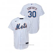 Maglia Baseball Bambino New York Mets Michael Conforto Replica Primera Bianco