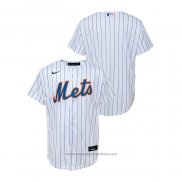 Maglia Baseball Bambino New York Mets Replica Primera Bianco