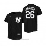 Maglia Baseball Bambino New York Yankees D.j. Lemahieu Replica Nero
