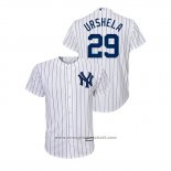 Maglia Baseball Bambino New York Yankees Gio Urshela Cool Base Bianco