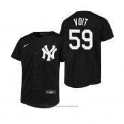 Maglia Baseball Bambino New York Yankees Luke Voit Replica Nero