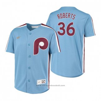 Maglia Baseball Bambino Philadelphia Phillies Robin Roberts Cooperstown Collection Road Blu