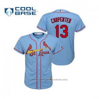 Maglia Baseball Bambino St. Louis Cardinals Matt Carpenter Cool Base Alternato Horizon 2019 Blu