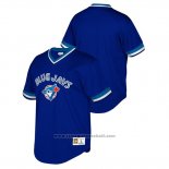 Maglia Baseball Bambino Toronto Blue Jays Cooperstown Collection Mesh Wordmark V-Neck Blu