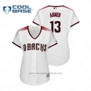 Maglia Baseball Donna Arizona Diamondbacks Nick Ahmed Cool Base Home Bianco