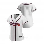 Maglia Baseball Donna Atlanta Braves Replica 2020 Home Bianco