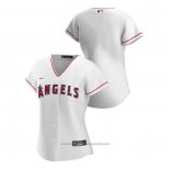 Maglia Baseball Donna Los Angeles Angels Replica 2020 Home Bianco