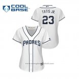 Maglia Baseball Donna San Diego Padres Fernando Tatis Jr. Cool Base Home Bianco