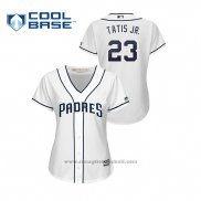 Maglia Baseball Donna San Diego Padres Fernando Tatis Jr. Cool Base Home Bianco