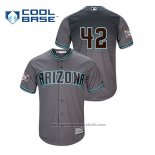 Maglia Baseball Uomo Arizona Diamondbacks 2019 Jackie Robinson Day Cool Base Grigio