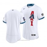 Maglia Baseball Uomo Arizona Diamondbacks 2021 All Star Autentico Bianco