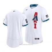 Maglia Baseball Uomo Arizona Diamondbacks 2021 All Star Autentico Bianco