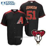 Maglia Baseball Uomo Arizona Diamondbacks 51 Randy Johnson Nero Cool Base