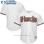 Maglia Baseball Uomo Arizona Diamondbacks Bianco Cool Base