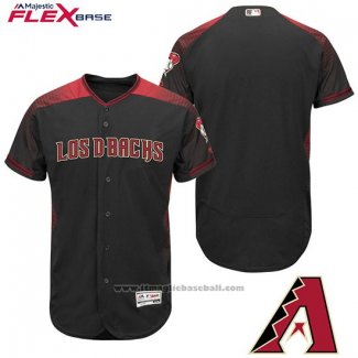 Maglia Baseball Uomo Arizona Diamondbacks Hispanic Heritage Flex Base Nero