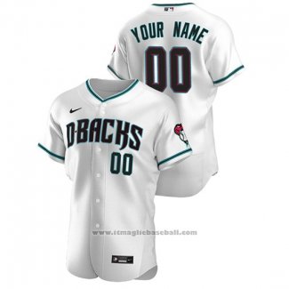 Maglia Baseball Uomo Arizona Diamondbacks Personalizzate Autentico 2020 Alternato Bianco Verde