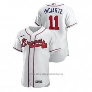 Maglia Baseball Uomo Atlanta Braves Ender Inciarte Autentico Bianco