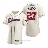 Maglia Baseball Uomo Atlanta Braves Fred Mcgriff Autentico 2020 Alternato Crema