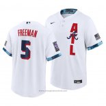 Maglia Baseball Uomo Atlanta Braves Freddie Freeman 2021 All Star Replica Bianco