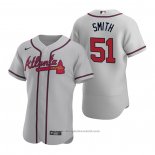 Maglia Baseball Uomo Atlanta Braves Will Smith Autentico 2020 Road Grigio