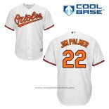 Maglia Baseball Uomo Baltimore Orioles 22 Jim Palmer Bianco Home Cool Base