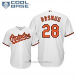 Maglia Baseball Uomo Baltimore Orioles Colby Rasmus Cool Base Home Bianco