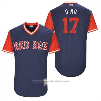 Maglia Baseball Uomo Boston Red Sox 2017 Little League World Series Deven Marrero Blu