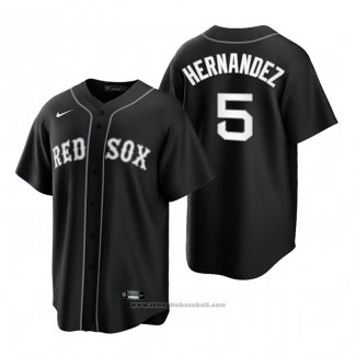 Maglia Baseball Uomo Boston Red Sox Enrique Hernandez Replica 2021 Nero