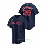 Maglia Baseball Uomo Boston Red Sox J.d. Martinez Replica Alternato Blu