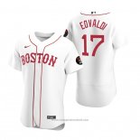 Maglia Baseball Uomo Boston Red Sox Nathan Eovaldi Autentico Bianco2