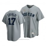 Maglia Baseball Uomo Boston Red Sox Nathan Eovaldi Cooperstown Collection Road Grigio
